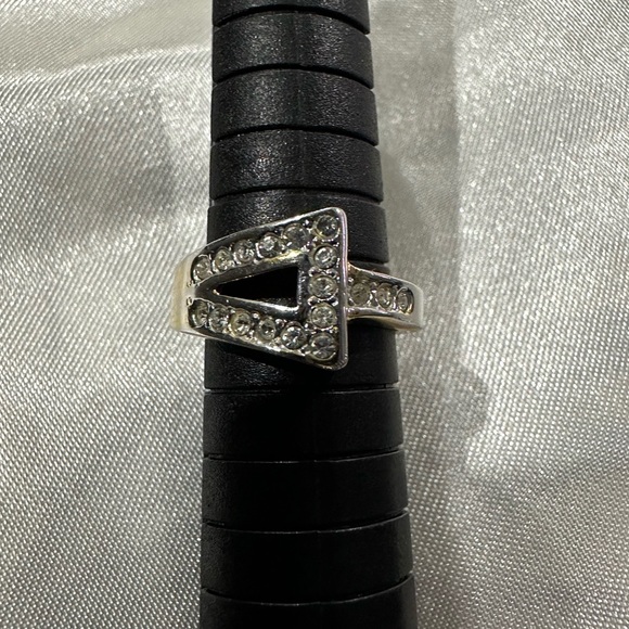 18kt GE plated ring with gemstones - Picture 2 of 6